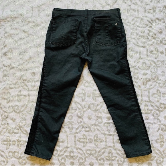 Rag and Bone Gray Raja Shoreditch Cropped Pants - Picture 6 of 8
